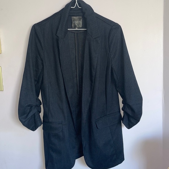 DYNAMITE - navy blue blazer - Picture 2 of 4